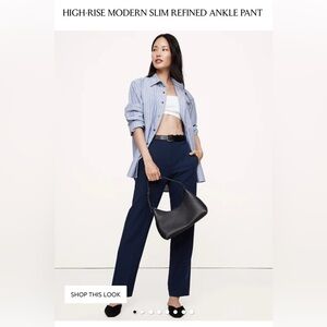 Banana Republic HIGH-RISE MODERN SLIM REFINED ANKLE PANT